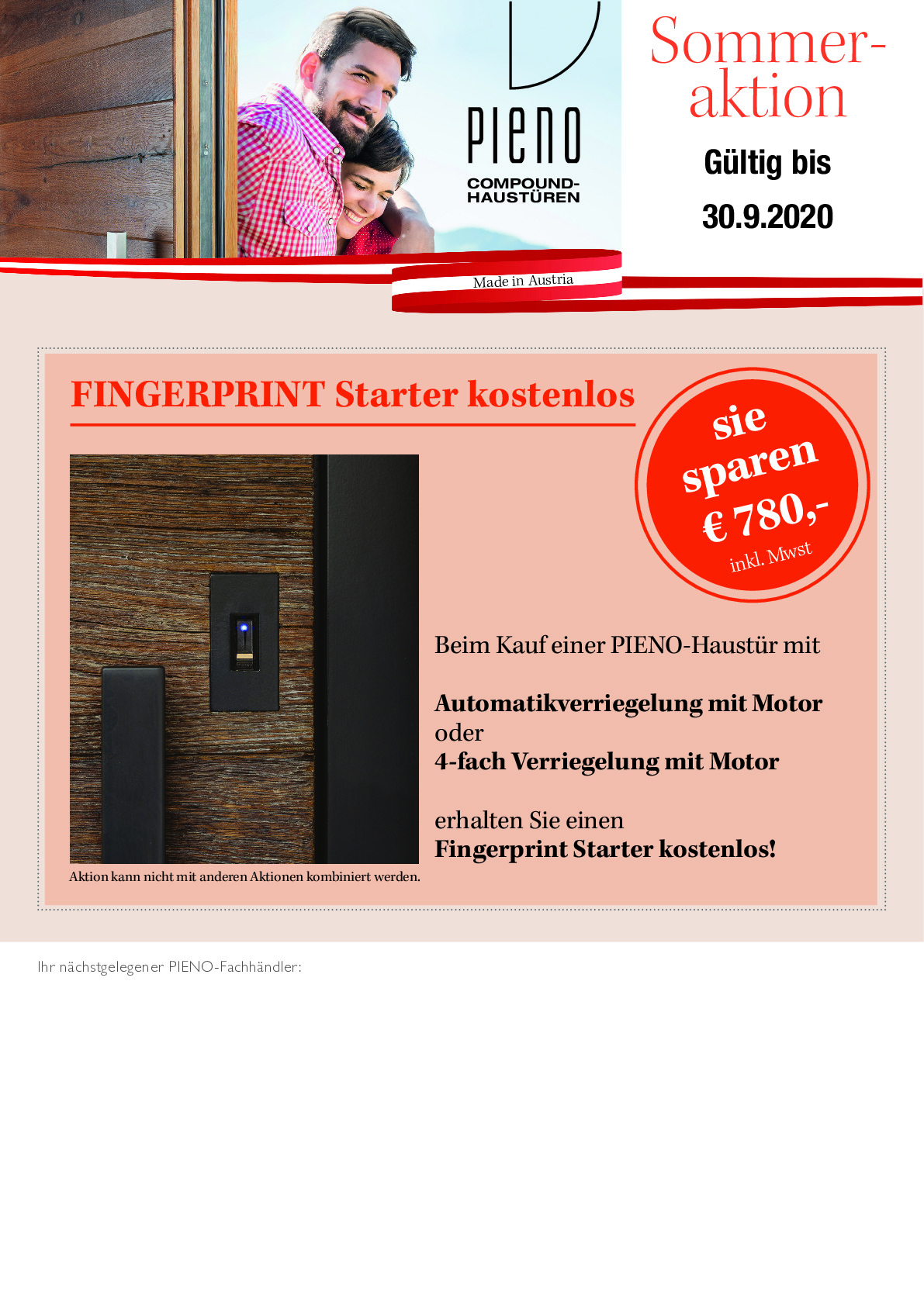 Vorschaubild von Dokument: Pieno Sommeraktion 2020